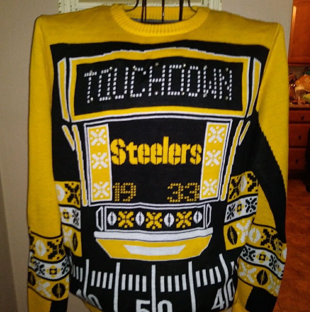 Steelers light up comfy sweater